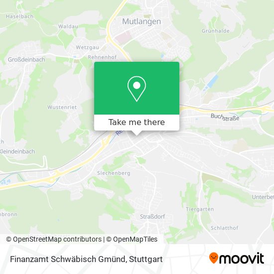 Карта Finanzamt Schwäbisch Gmünd