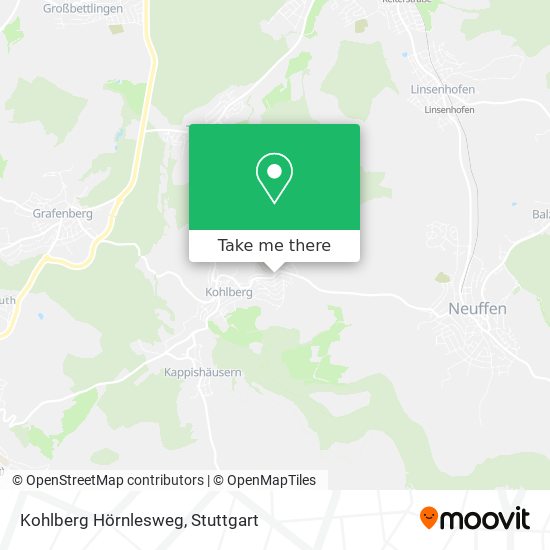 Kohlberg Hörnlesweg map