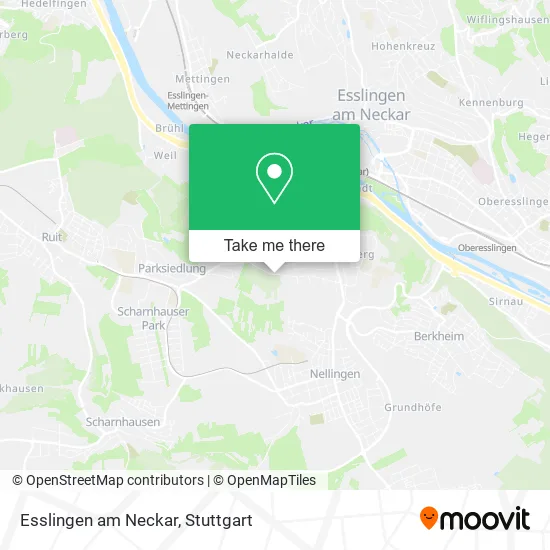 Карта Esslingen am Neckar