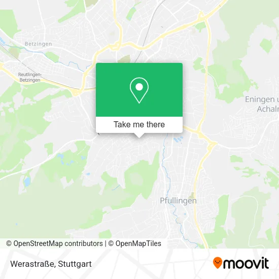 Карта Werastraße