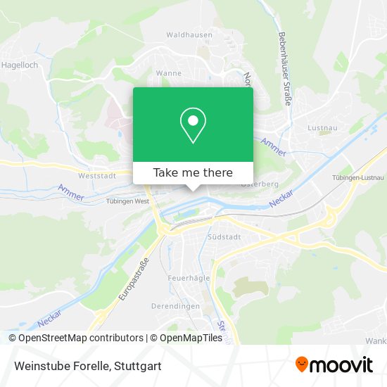 Weinstube Forelle map