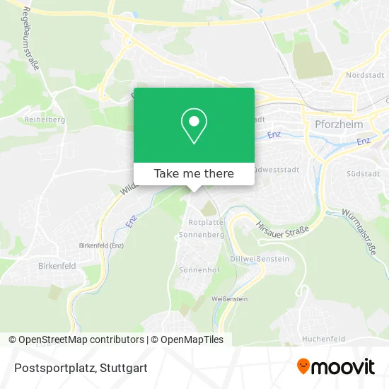 Postsportplatz map