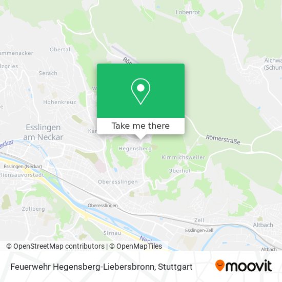 Feuerwehr Hegensberg-Liebersbronn map