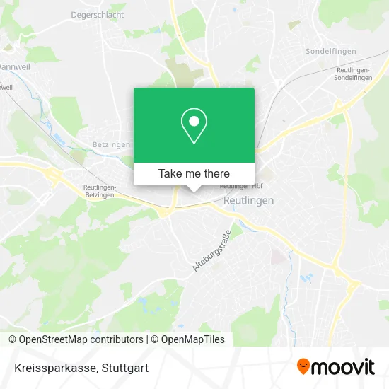 Карта Kreissparkasse