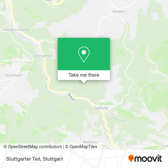 Карта Stuttgarter Teil