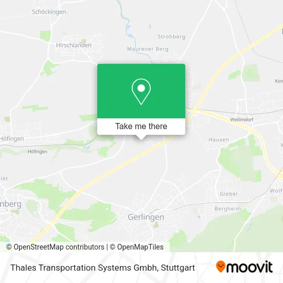 Карта Thales Transportation Systems Gmbh