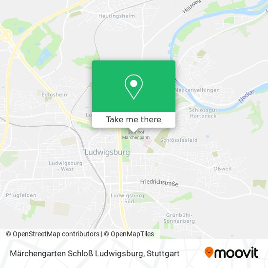 Märchengarten Schloß Ludwigsburg map