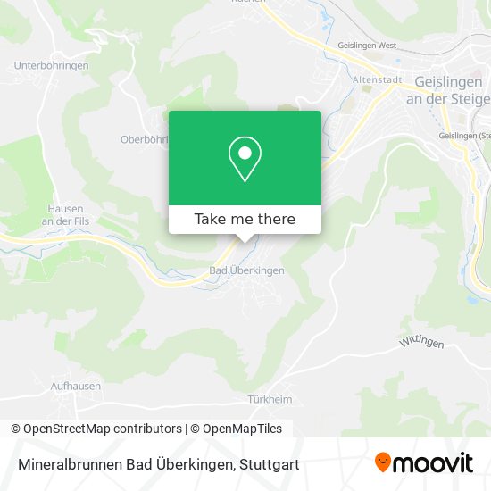 How to get to Mineralbrunnen Bad Überkingen by Bus, Train or S-Bahn?