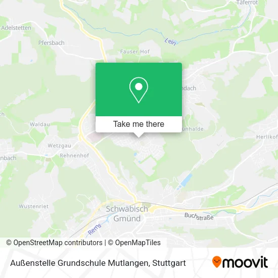 Карта Außenstelle Grundschule Mutlangen