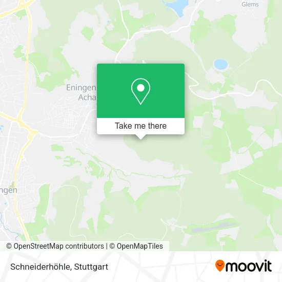 Карта Schneiderhöhle