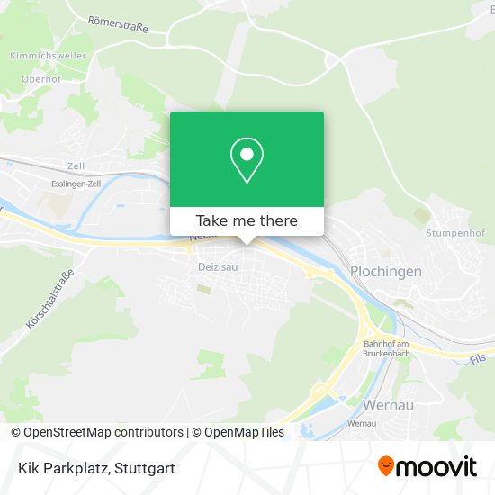 Kik Parkplatz map