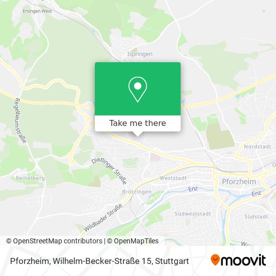 Pforzheim, Wilhelm-Becker-Straße 15 map