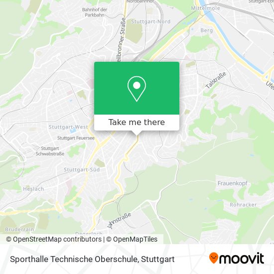 Sporthalle Technische Oberschule map