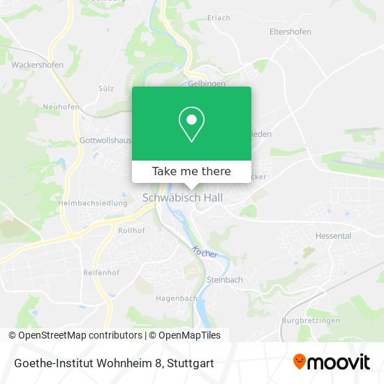 Goethe-Institut Wohnheim 8 map