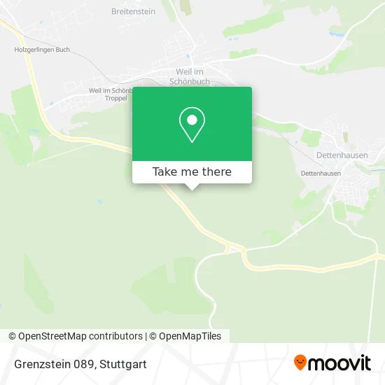 Карта Grenzstein 089