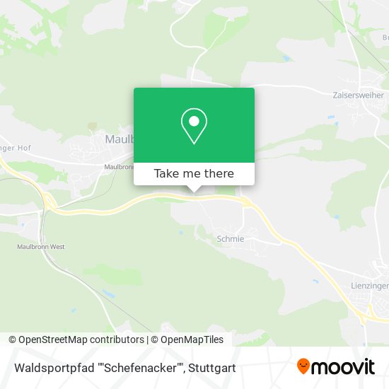 Waldsportpfad ""Schefenacker"" map