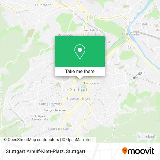Карта Stuttgart Arnulf-Klett-Platz