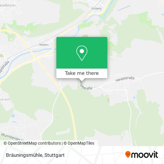 Bräuningsmühle map