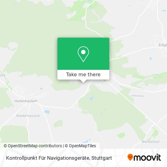 Kontrollpunkt Für Navigationsgeräte map