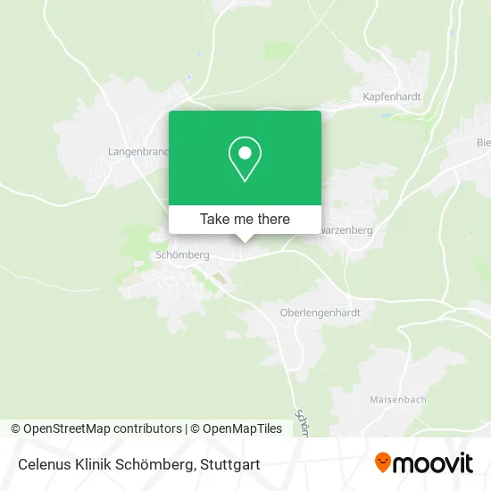 Карта Celenus Klinik Schömberg