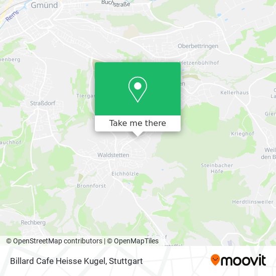 Карта Billard Cafe Heisse Kugel