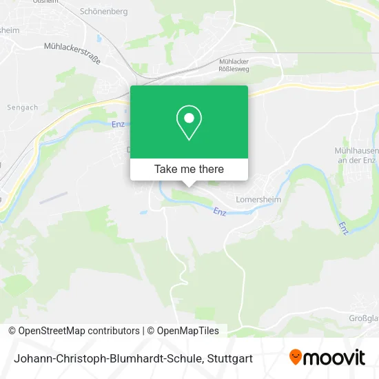Карта Johann-Christoph-Blumhardt-Schule