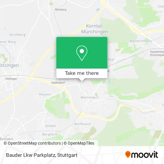 Карта Bauder Lkw Parkplatz