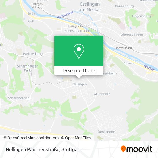 Nellingen Paulinenstraße map