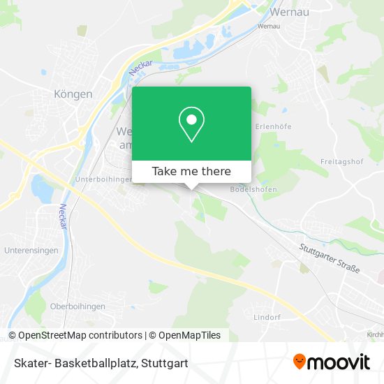Карта Skater- Basketballplatz