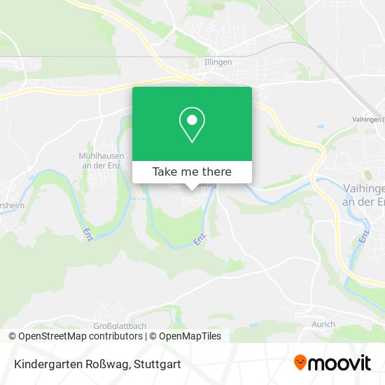 Kindergarten Roßwag map