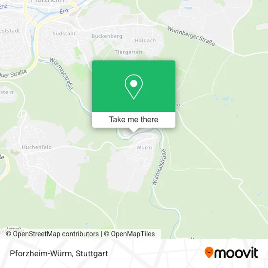Карта Pforzheim-Würm