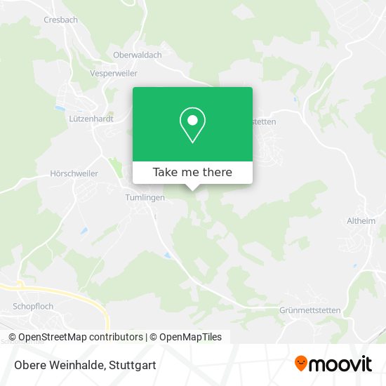 Карта Obere Weinhalde