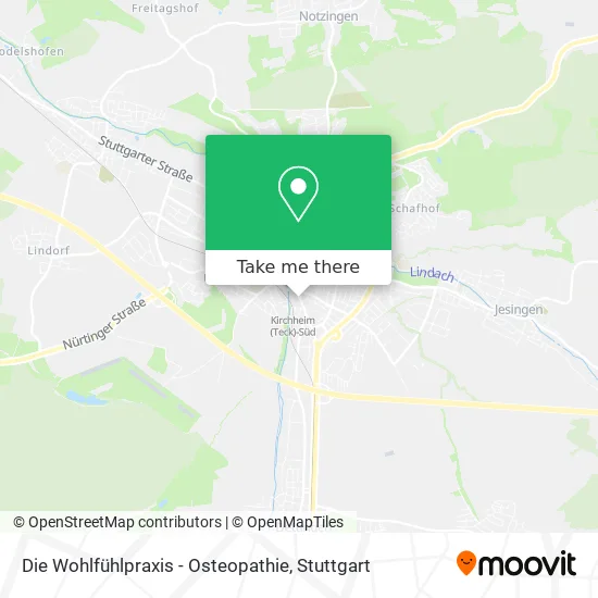 Карта Die Wohlfühlpraxis - Osteopathie