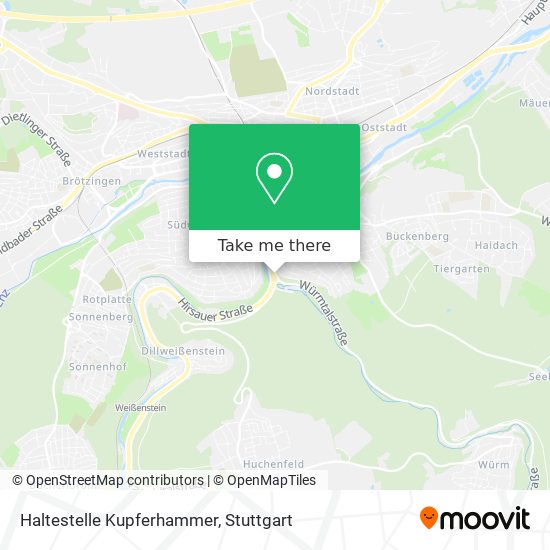 Haltestelle Kupferhammer map