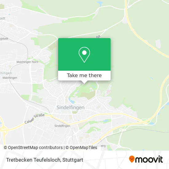 Карта Tretbecken Teufelsloch