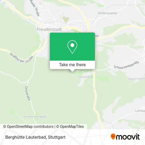Карта Berghütte Lauterbad