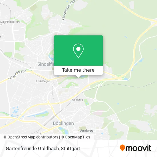 Карта Gartenfreunde Goldbach