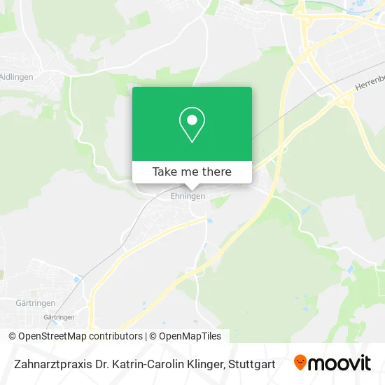 Карта Zahnarztpraxis Dr. Katrin-Carolin Klinger
