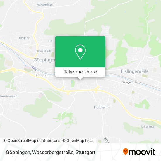 Göppingen, Wasserbergstraße map