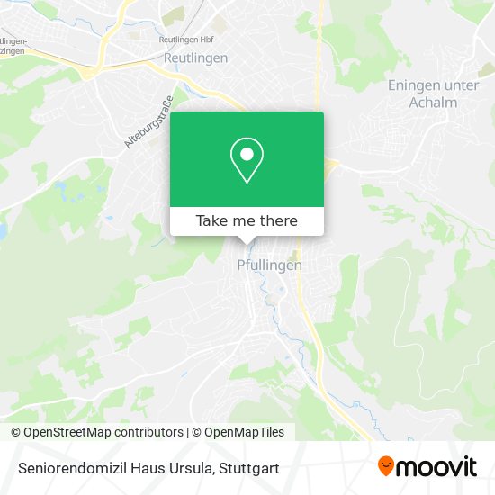 Seniorendomizil Haus Ursula map