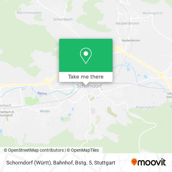 Schorndorf (Württ), Bahnhof, Bstg. 5 map