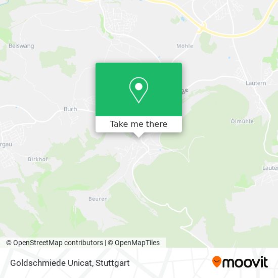 Goldschmiede Unicat map