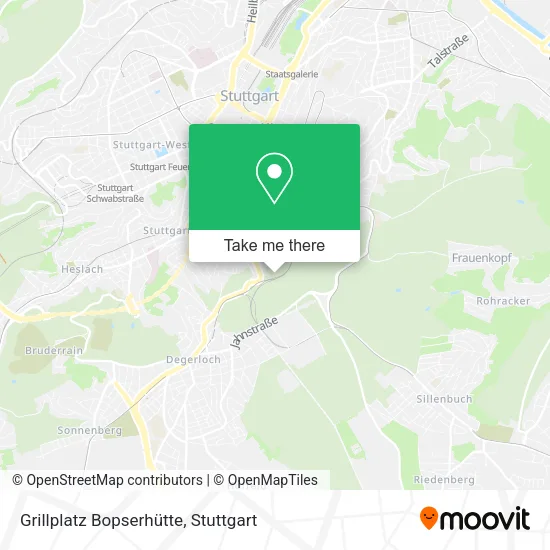 Карта Grillplatz Bopserhütte