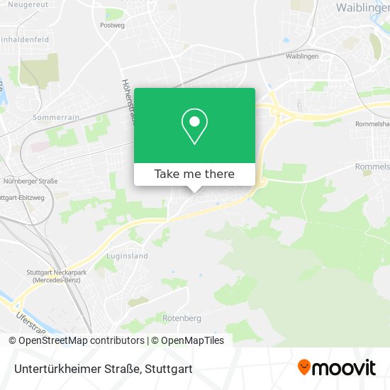 Untertürkheimer Straße map