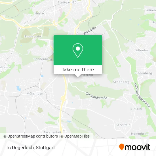 Карта Tc Degerloch