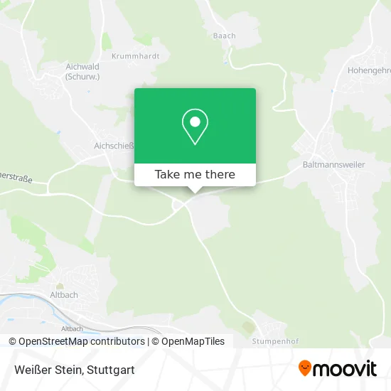 Карта Weißer Stein