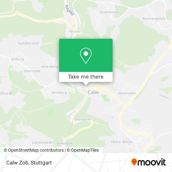 Calw Zob map