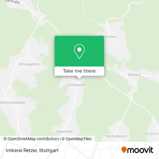 Карта Imkerei Retzer