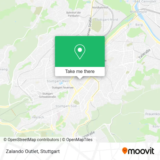 Карта Zalando Outlet