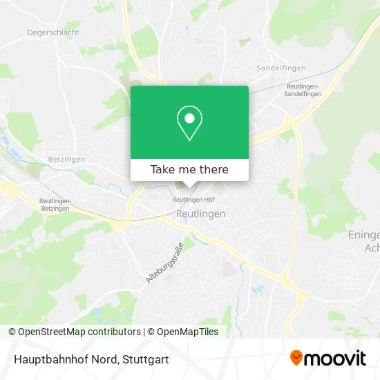 Карта Hauptbahnhof Nord